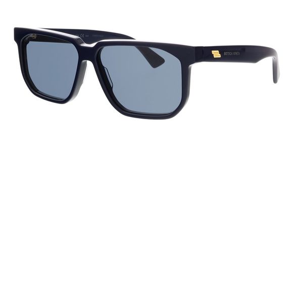 Bottega Veneta BV1033S-003 Blue Square Sunglasses - Picture 2 of 5